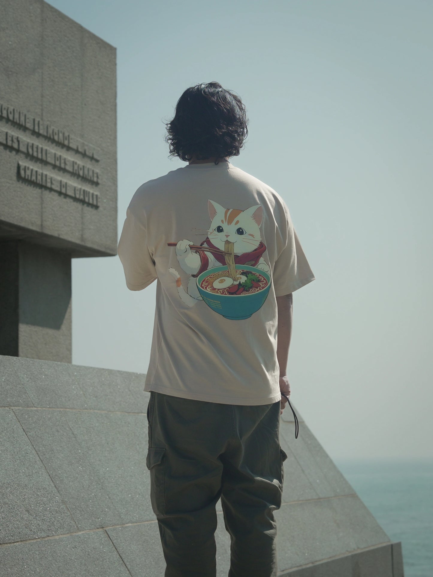 RAMEN CAT T-SHIRT BACK