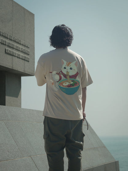 RAMEN CAT T-SHIRT BACK